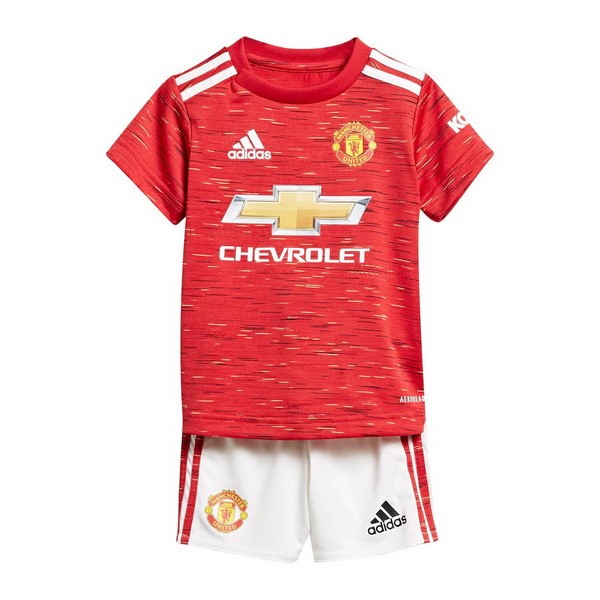 Camiseta Manchester United 1ª Kit Niños 2020 2021 Rojo